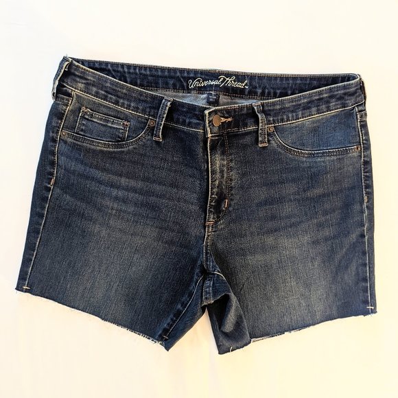 Universal Thread Dark Blue Denim Shorts - Picture 1 of 11